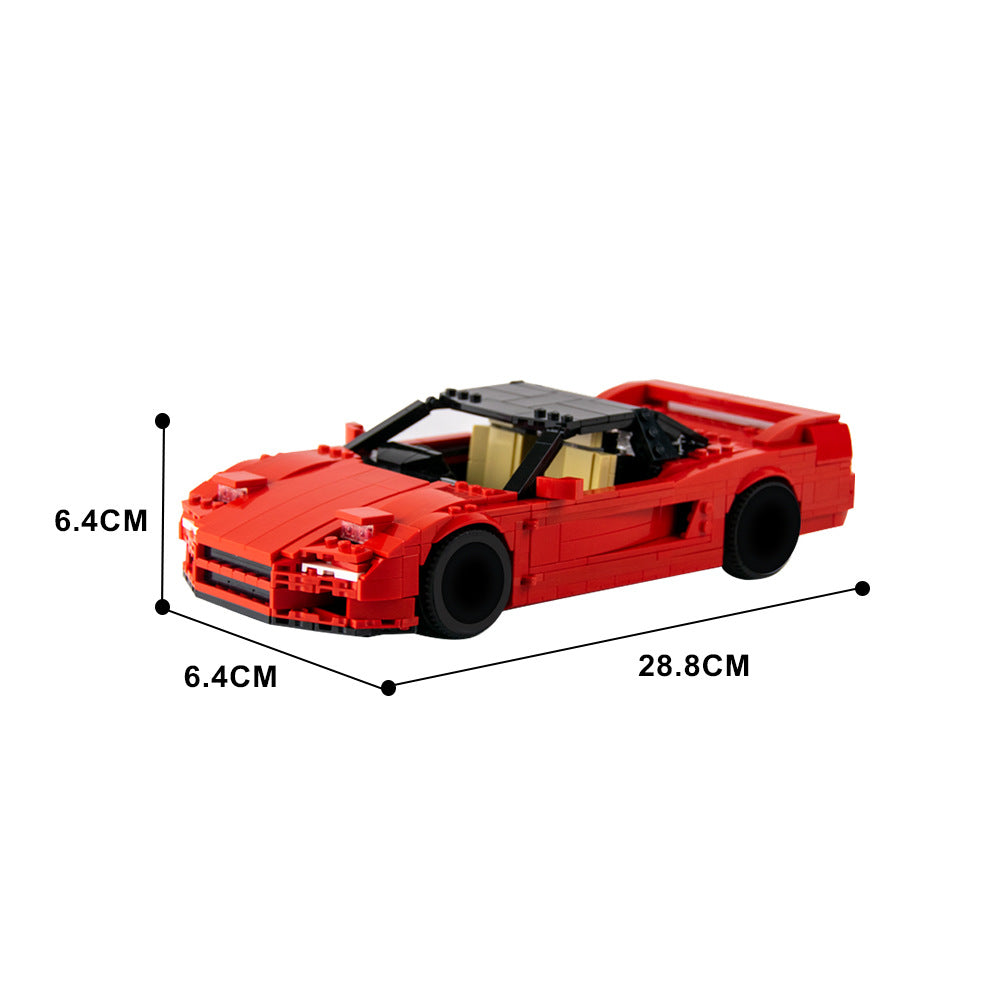 honda nsx 1990 building set | moc-93304 - 4