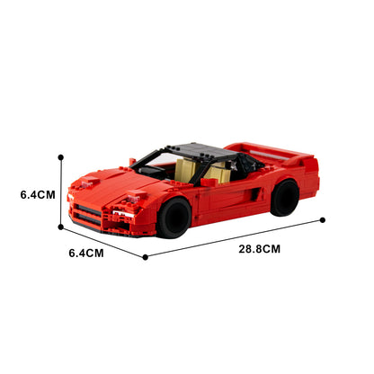 honda nsx 1990 building set | moc-93304 - 4