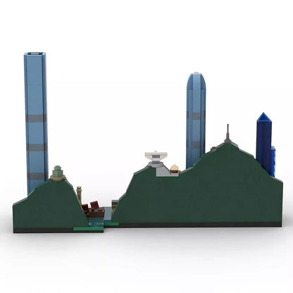 Hong Kong Skyline Building Kit | LEGO-Compatible MOC - 4
