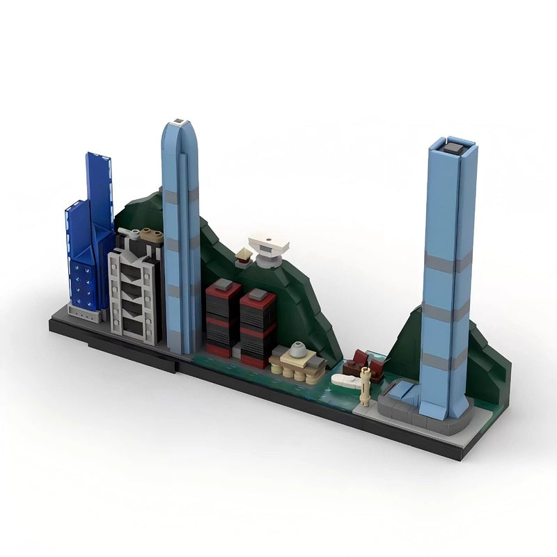 Hong Kong Skyline Building Kit | LEGO-Compatible MOC - 5
