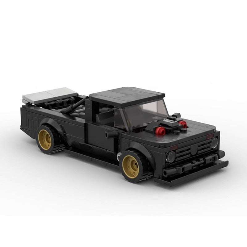 Hoonitruck MOC Building Kit | Performance Pickup Truck Vehicle Model - 1