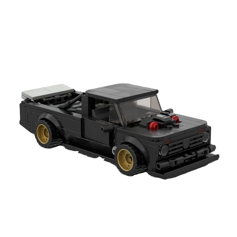 Hoonitruck MOC Building Kit | Performance Pickup Truck Vehicle Model - 2