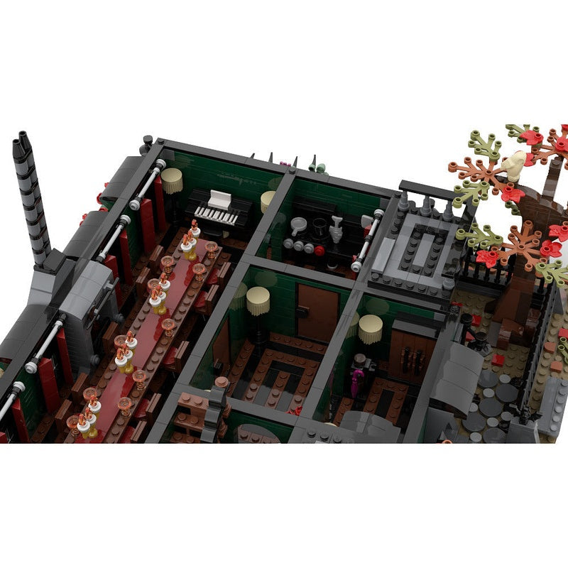 Horror Mansion MOC Building Kit | Gothic Haunted House Architecture - 5