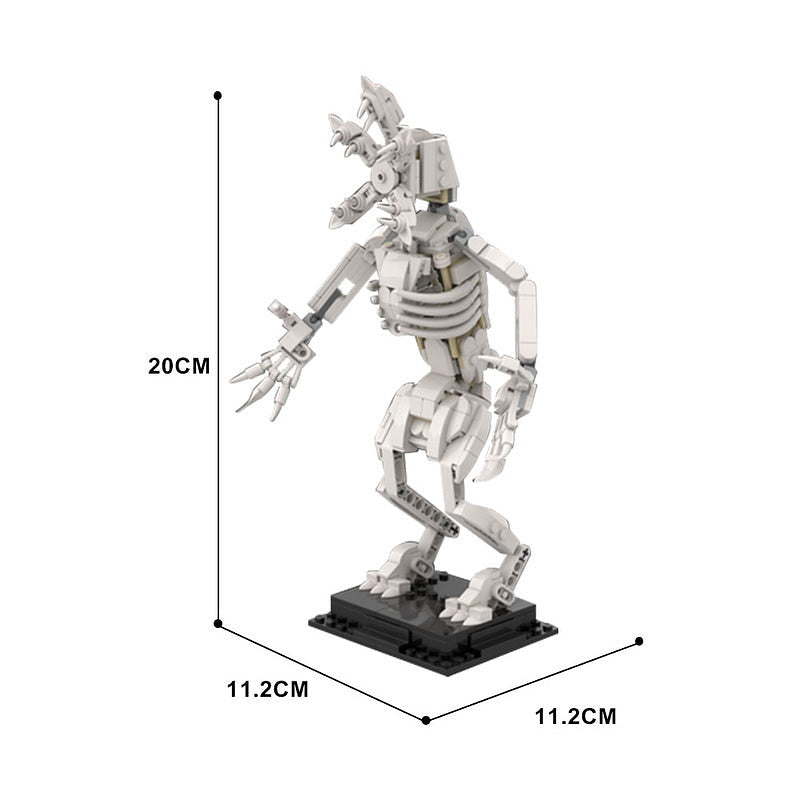 Horror Monster Skeleton MOC Creature Building Kit - 3