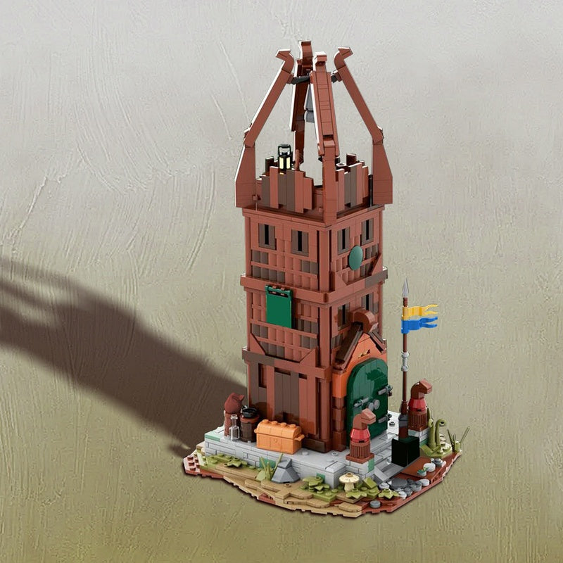 Horse Lord Watchtower Building Kit | LEGO-Compatible MOC - 1