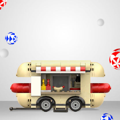 Hotdog Trailer Building Kit | LEGO-Compatible MOC - 2