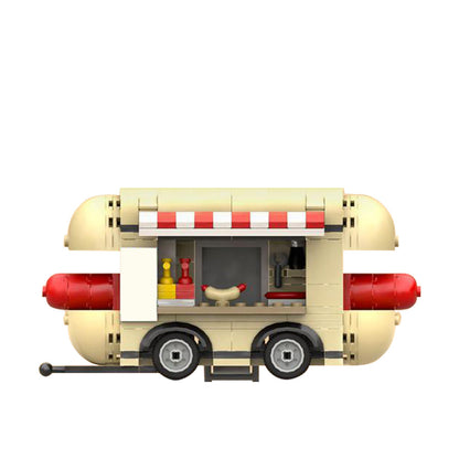 Hotdog Trailer Building Kit | LEGO-Compatible MOC - 5