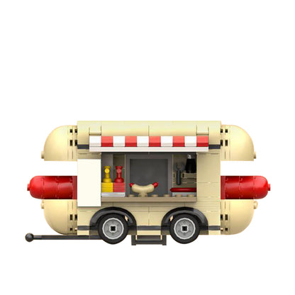 hotdog trailer building set | moc-121493 - 3