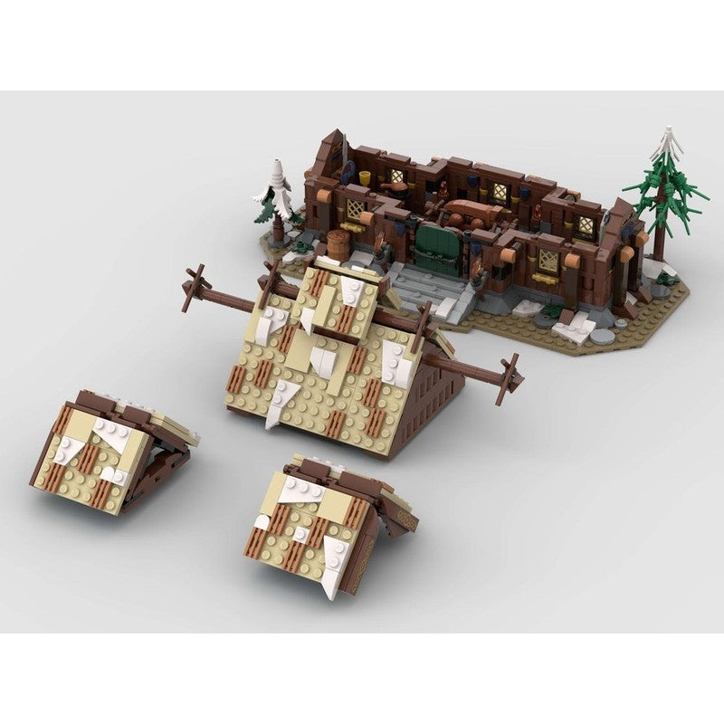 House of the Jarl Building Kit | Vikings | LEGO-Compatible MOC - 2