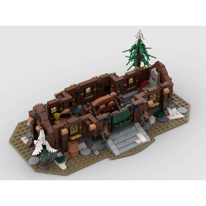House of the Jarl Building Kit | Vikings | LEGO-Compatible MOC - 3