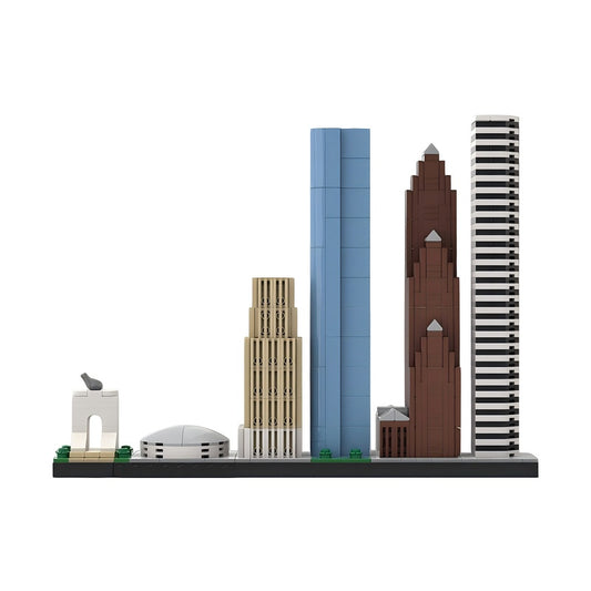 Houston Texas Skyline Building Kit | LEGO-Compatible MOC - 2
