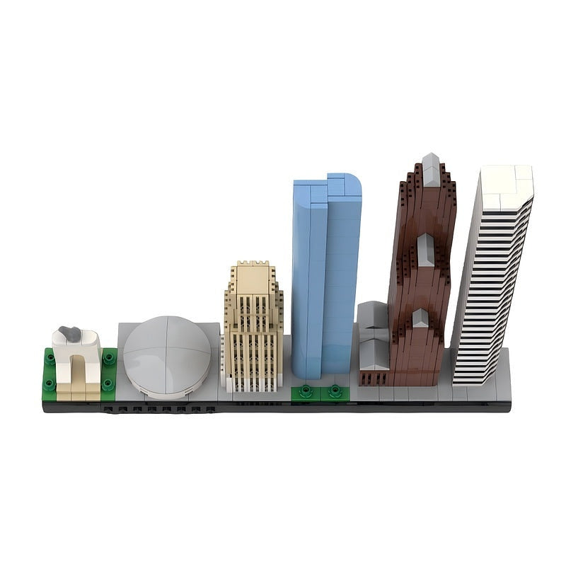 Houston Texas Skyline MOC Building Kit | City Architecture Display Model - 2