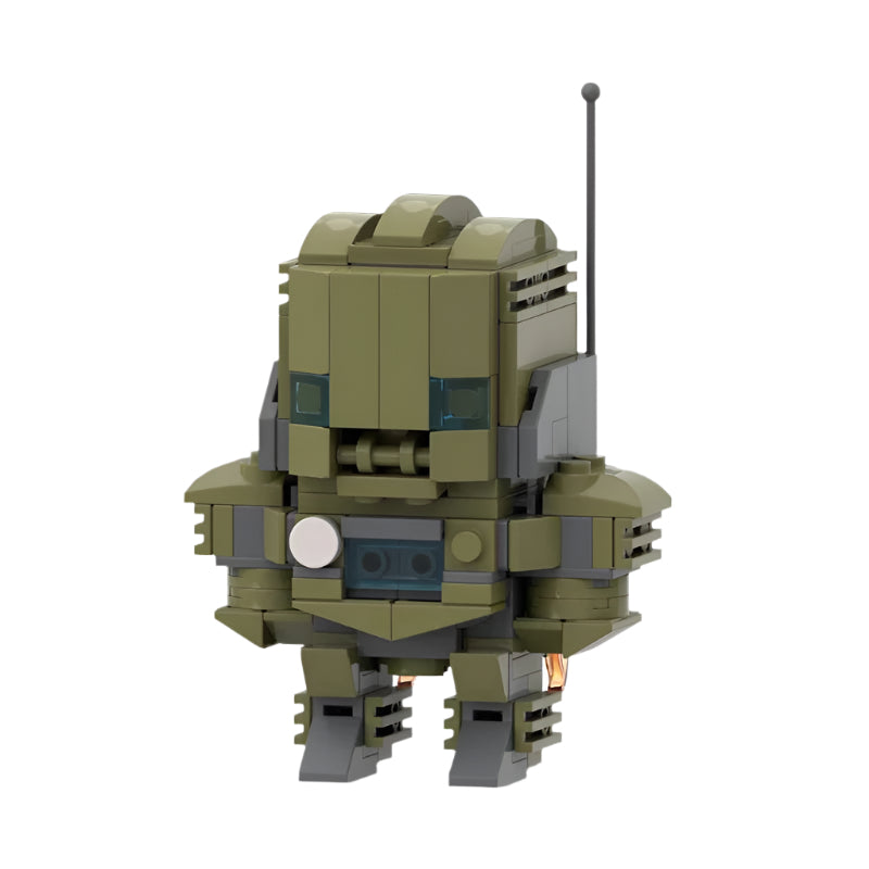 howard stark brickheadz building set | lego-compatible marvel moc toy - 1