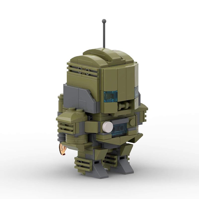 howard stark brickheadz building set | lego-compatible marvel moc toy - 2