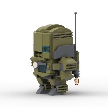 howard stark brickheadz building set | lego-compatible marvel moc toy - 4