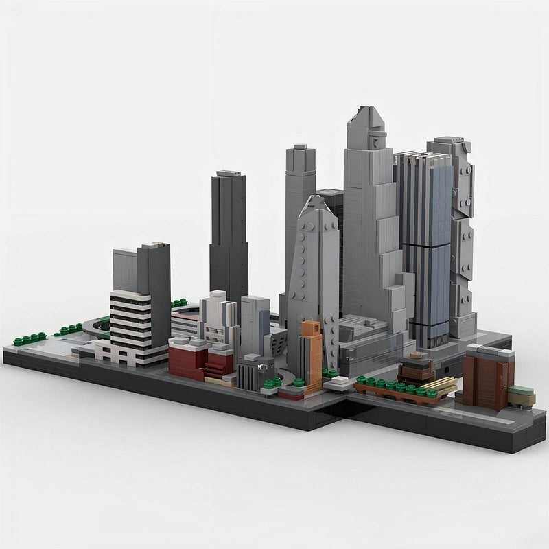 Hudson Yards NYC Skyline Building Kit | LEGO-Compatible MOC - 2