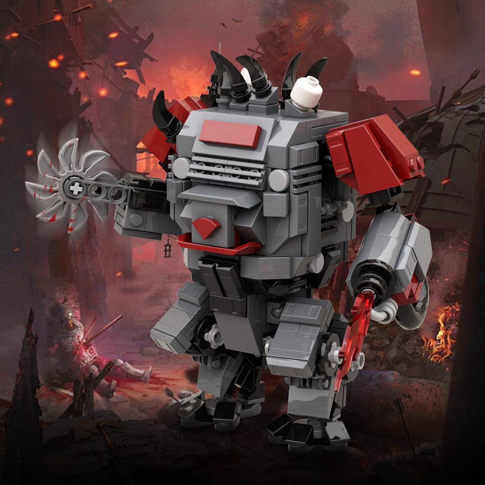 hulkke scorcher building set | helldivers | lego compatible - 2