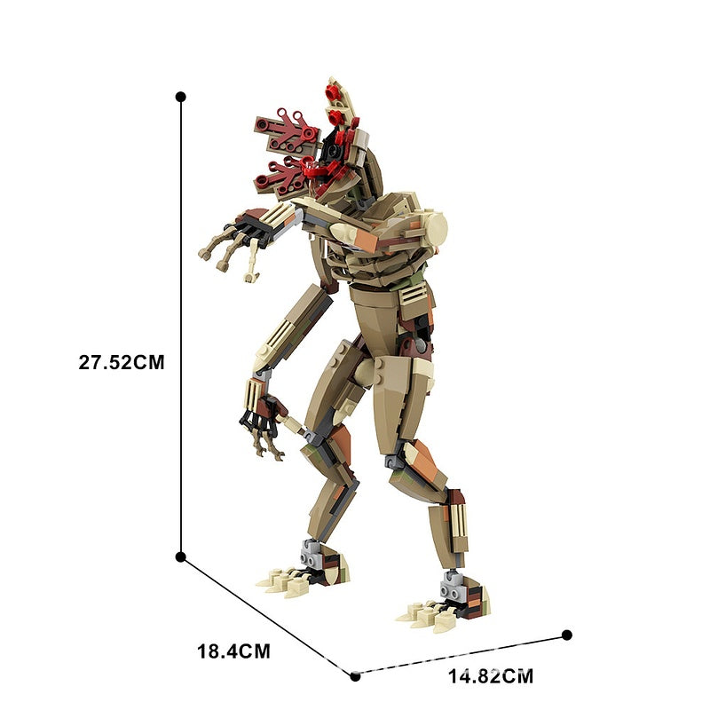 Humanoid Monster MOC Building Kit | Fantasy Creature Figure - 4