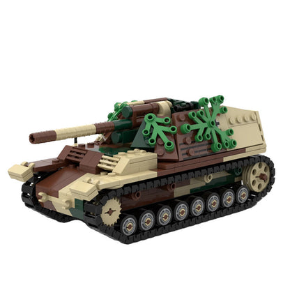 Hummel Self-propelled Gun Building Kit | WWII | LEGO-Compatible MOC - 1