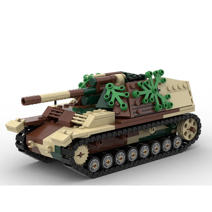 Hummel Self-propelled Gun Building Kit | WWII | LEGO-Compatible MOC - 2