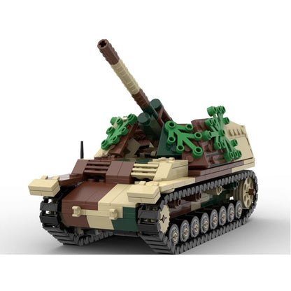 hummel self-propelled gun building set | moc-158538 - 2