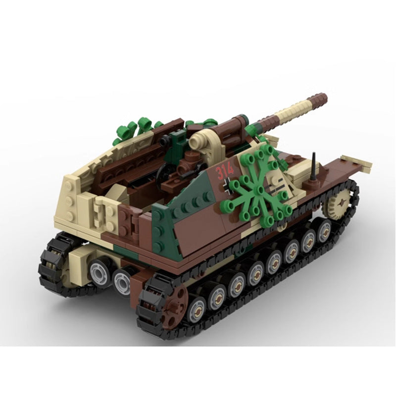 hummel self-propelled gun building set | moc-158538 - 3