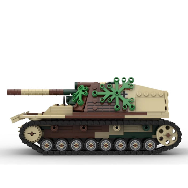 hummel self-propelled gun building set | moc-158538 - 4