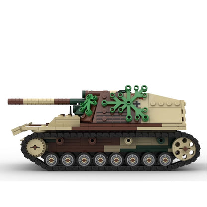 hummel self-propelled gun building set | moc-158538 - 4