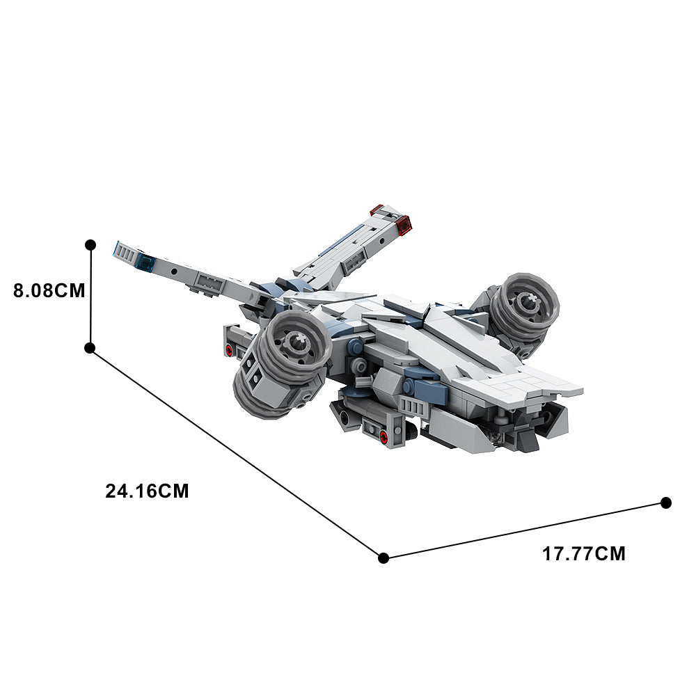 hunter killer battlefield building set | terminator 2 | moc-139142 - 4