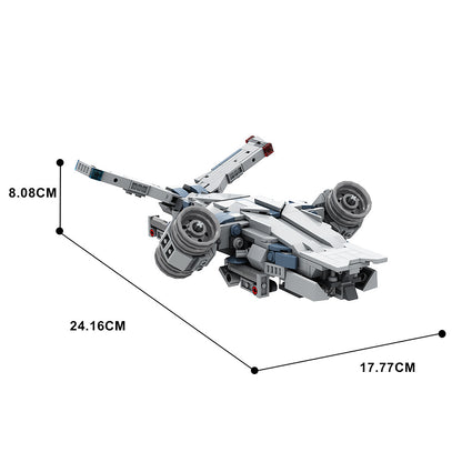 hunter killer battlefield building set | terminator 2 | moc-139142 - 4