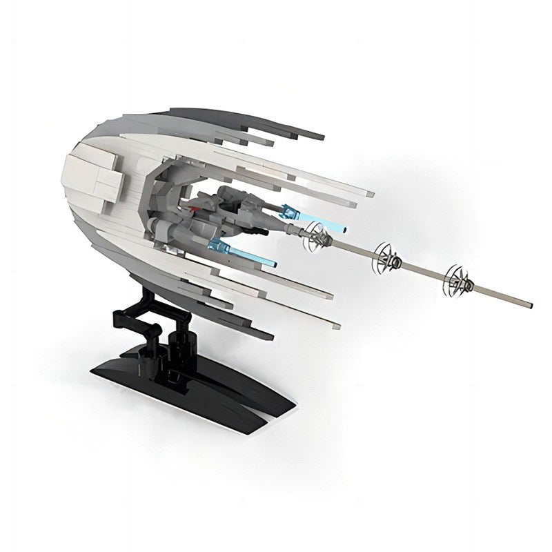 hyper speed m.falcon concept diorama building set | star wars | moc-144468 - 2