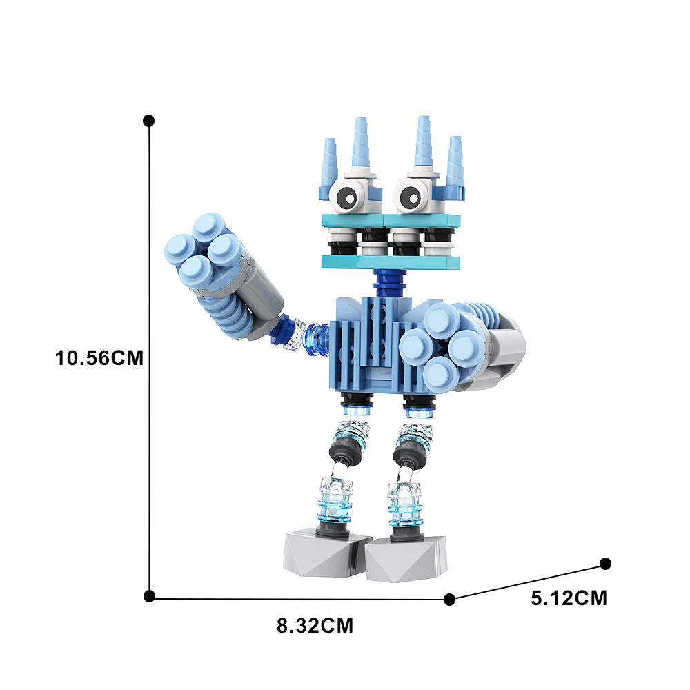 ice monster building set | my singing monsters | lego compatible - 4
