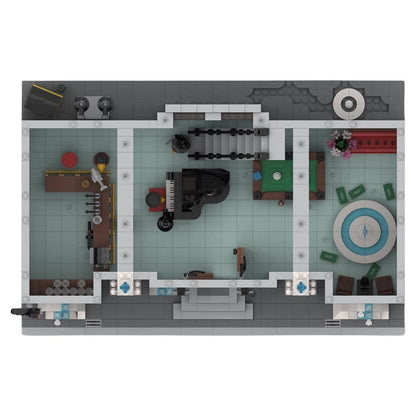 Ice-Themed Nightclub & Office MOC Building Kit - 3