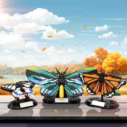 iconic butterflies building set | moc-140287 - 1