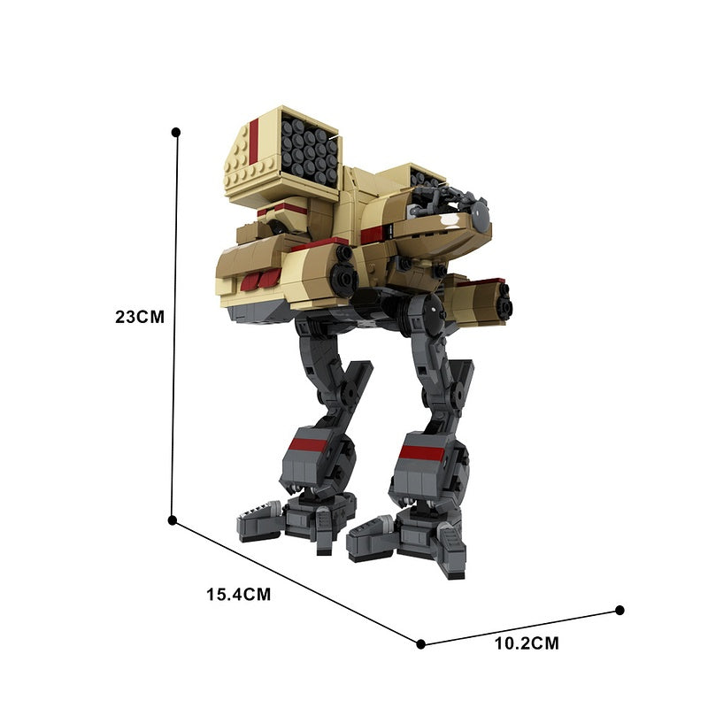Iconic Clan Mecha Robot Heavy OmniMech Building Kit | LEGO-Compatible MOC - 4