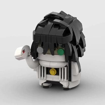 iguro obanai brickheadz snake hashira | demon dlayer | moc-123467 - 2