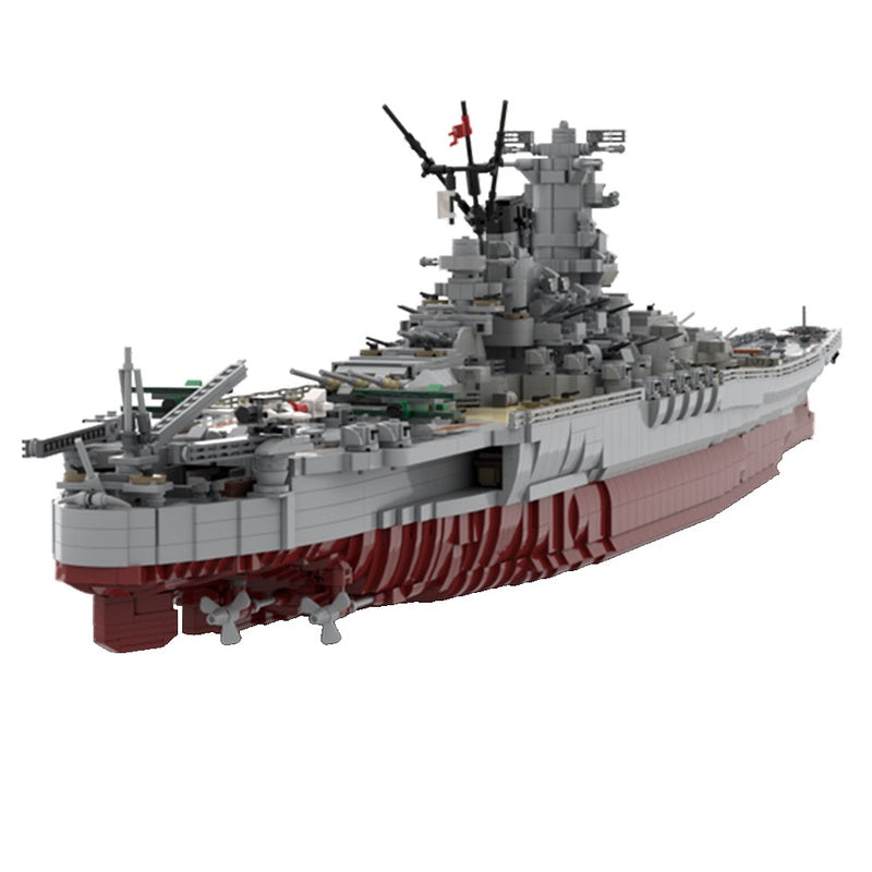 IJN Yamato 1:200 WWII Battleship Building Kit | LEGO-Compatible MOC - 4