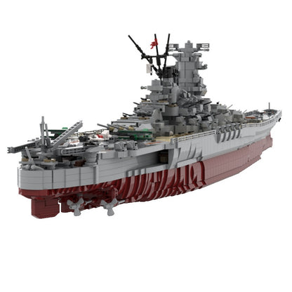 IJN Yamato 1:200 WWII Battleship Building Kit | LEGO-Compatible MOC - 4