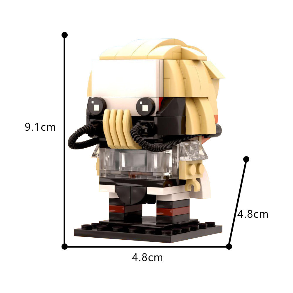 immortan joe furiosa brickheadz |  mad max | moc-185334 - 3