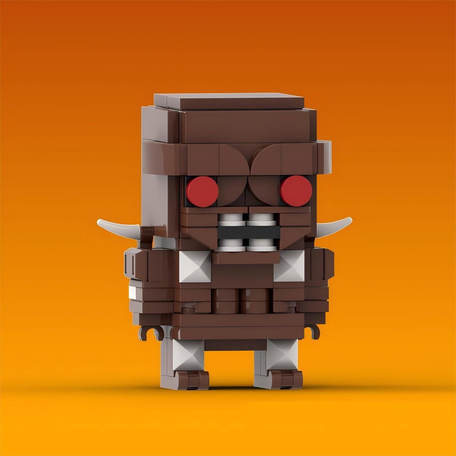 imp brickheadz building kit | doom | moc-190327 - 4