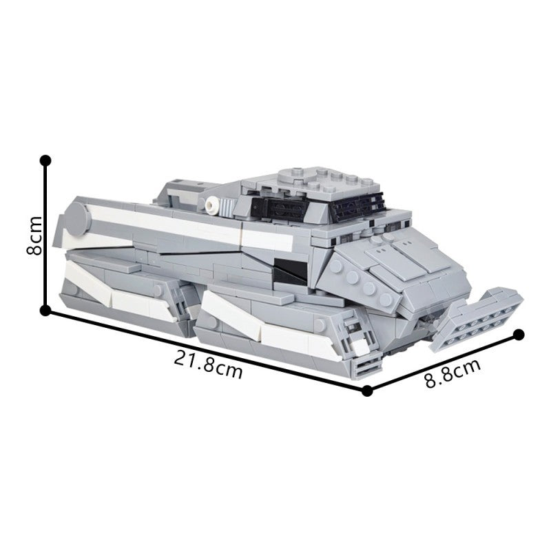 imperial armored personnel carrier building kit | star wars | moc-235149 - 4