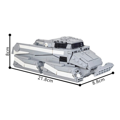 imperial armored personnel carrier building kit | star wars | moc-235149 - 4