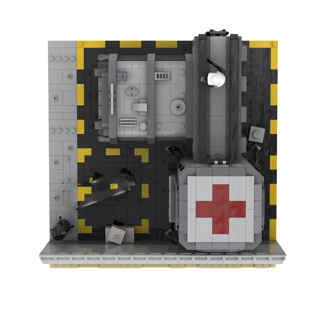 imperial base #3 hospital building set | star wars | moc-155163 - 2