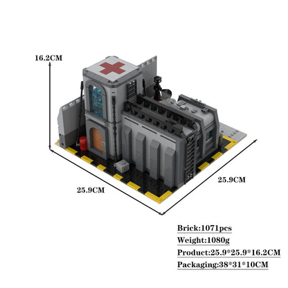 imperial base #3 hospital building set | star wars | moc-155163 - 4