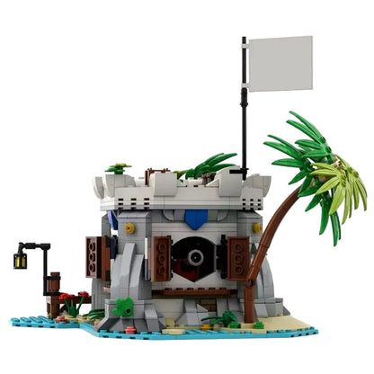 Imperial Cannon Cove MOC Coastal Fort Building Kit - 1