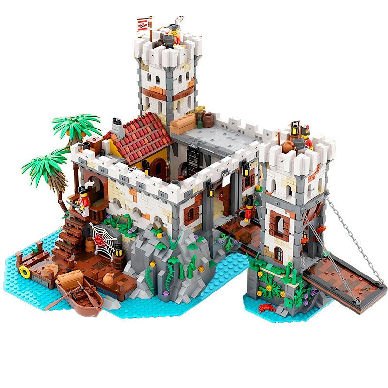 Imperial Fortress MOC Building Kit | Historic Coastal Stronghold Model - 1