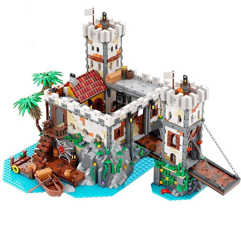 Imperial Fortress MOC Building Kit | Historic Coastal Stronghold Model - 3