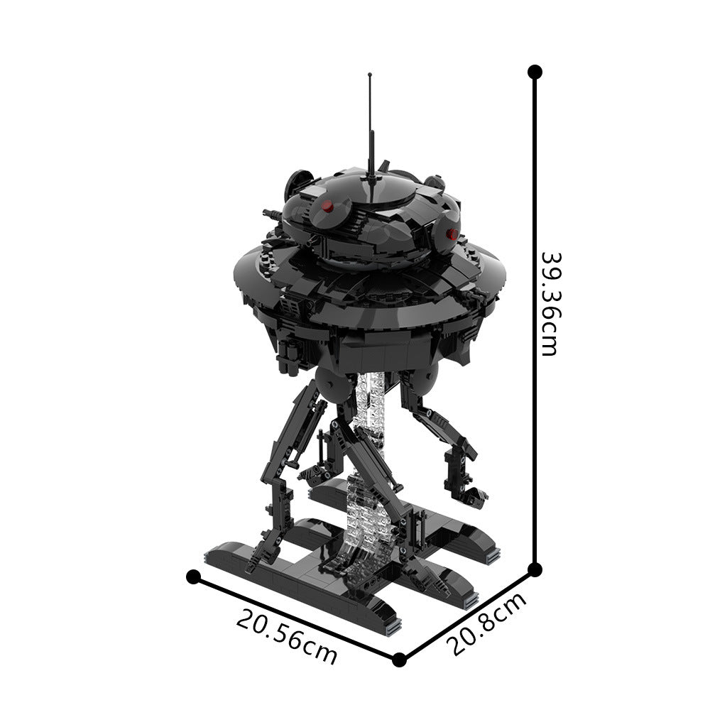 imperial probe droid building set | lego compatible - 3
