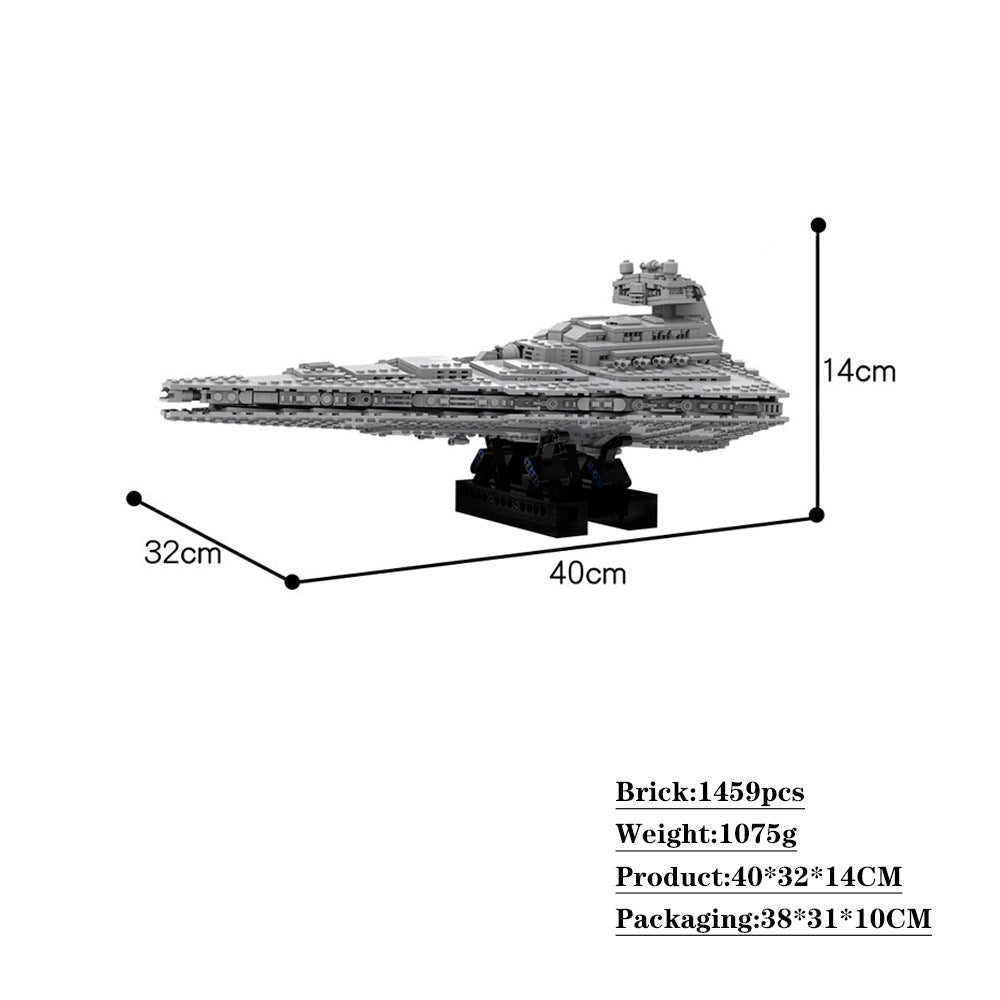 imperial star-destroyer building set | star wars | moc-48106 - 4