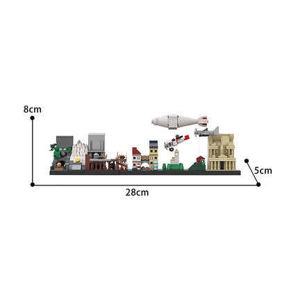 indiana jones skyline architecture building sets | moc-21572 - 2